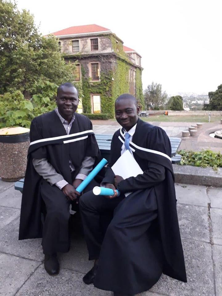 Graduation of Moussa Djimdé and Javan Okendo, DELGEME students at Master level